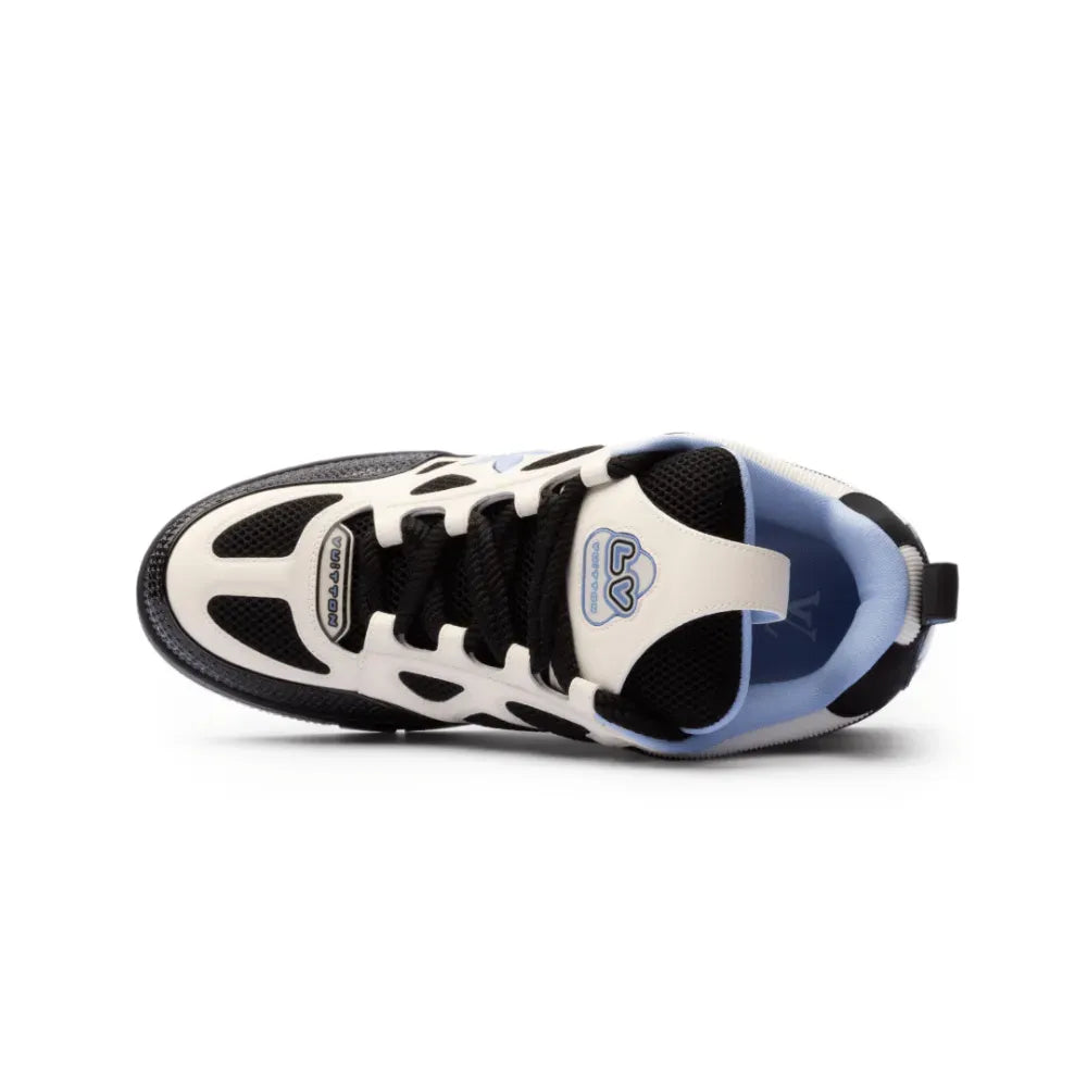 Louis Vuitton Skate Black White Light Blue